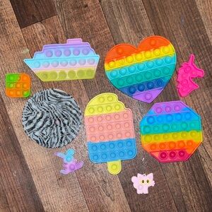 Colorful Pop Fidget Toy Collection